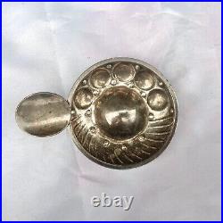 Ancien petit Tastevin en Argent Massif Poinçon Minerve SILVER SMALL WINE TASTER