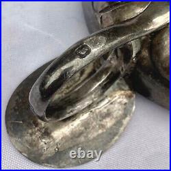 Ancien petit Tastevin en Argent Massif Poinçon Minerve SILVER SMALL WINE TASTER