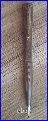 Ancien porte-mines JIF en argent massif poinçonné x3 Fonctionne 0.5mm