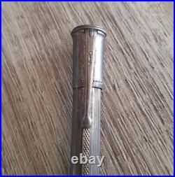 Ancien porte-mines JIF en argent massif poinçonné x3 Fonctionne 0.5mm