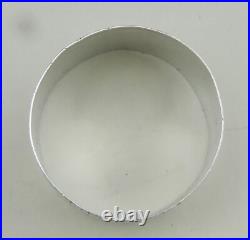 Ancien rond de serviette en argent massif poinçon minerve 1er titre 19ème Ancien rond de serviette en argent massif poinçon minerve 1er titre 19ème