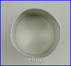 Ancien rond de serviette en argent massif poinçon minerve époque fin du XIX e