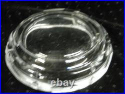 Ancienne Bonbonnière Cristal Bouchon Argent Massif Poinçon Anglais Boite