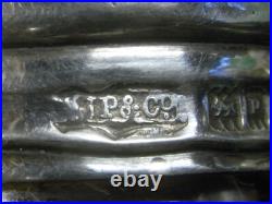 Ancienne Bonbonnière Cristal Bouchon Argent Massif Poinçon Anglais Boite