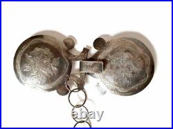 Ancienne Boucle de ceinture en argent massif Poinçon Minerve