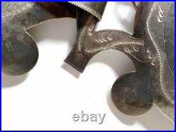 Ancienne Boucle de ceinture en argent massif Poinçon Minerve