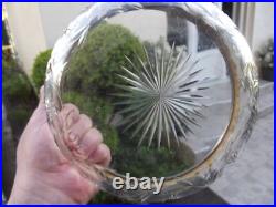 Ancienne Coupe Baccarat cristal taillé monture en argent massif poinçon minerve Ancienne Coupe Baccarat cristal taillé monture en argent massif poinçon minerve