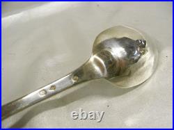 Ancienne Cuillère Argent Massif Poinçon Vieillard Silver Uni Plat Spoon