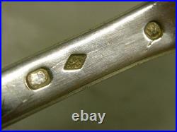 Ancienne Cuillère Argent Massif Poinçon Vieillard Silver Uni Plat Spoon