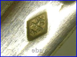 Ancienne Cuillère Argent Massif Poinçon Vieillard Silver Uni Plat Spoon