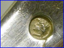 Ancienne Cuillère Argent Massif Poinçon Vieillard Silver Uni Plat Spoon