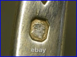 Ancienne Cuillère Argent Massif Poinçon Vieillard Silver Uni Plat Spoon