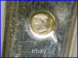 Ancienne Cuillère Argent Massif Poinçon Vieillard Silver Uni Plat Spoon