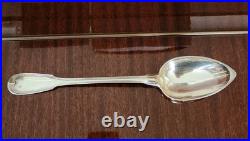 Ancienne Cuillère à Ragoût en Argent Massif 30 cm 149g 3 Poinçons Minerve