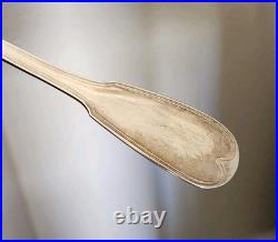 Ancienne Cuillère à Ragoût en Argent Massif 30 cm 149g 3 Poinçons Minerve