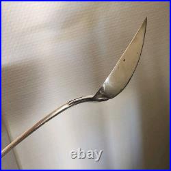 Ancienne Cuillère à Ragoût en Argent Massif 30 cm 149g 3 Poinçons Minerve