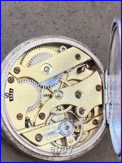 Ancienne Montre Dame Argent Massif Poinçon Crabe Maître C. A. & Cie Besançon