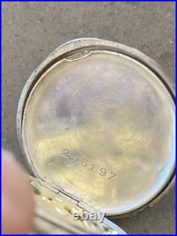 Ancienne Montre Dame Argent Massif Poinçon Crabe Maître C. A. & Cie Besançon