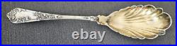 Ancienne Pelle A Fraise Argent Massif Poinçon 800 Art Nouveau 1900