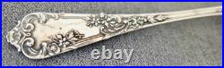 Ancienne Pelle A Fraise Argent Massif Poinçon 800 Art Nouveau 1900
