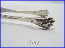Ancienne Pince A Sucre En Argent Massif Poincons Sugar Clamp Zuckerklemme