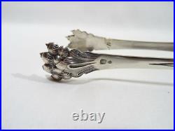 Ancienne Pince A Sucre En Argent Massif Poincons Sugar Clamp Zuckerklemme