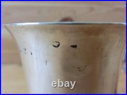Ancienne Timbale Sur Pied Argent Massif Poincons Fermiers Generaux