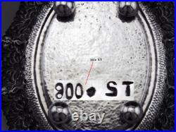 Ancienne coupe à pieds En Argent Massif poinçon Asie Cambodge Thailande 133.3 G