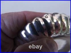 Ancienne coupe fleur en argent massif E. PUIFORCAT PARIS poinçon minerve 49 grs