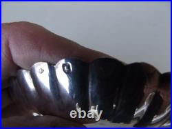 Ancienne coupe fleur en argent massif E. PUIFORCAT PARIS poinçon minerve 49 grs