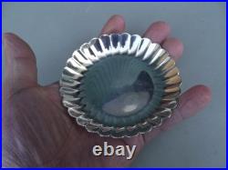 Ancienne coupe fleur en argent massif E. PUIFORCAT PARIS poinçon minerve 49 grs