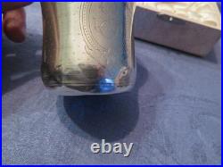 Ancienne petite timbale en argent massif poinçon minerve orfèvre illisible 51 gr