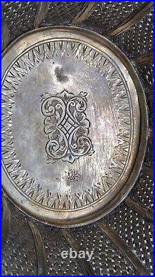Antique Sucrier Arménien Avec Le Poinçon De L'orfèvre