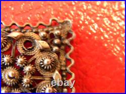 Argent Massif Russe Boucles Cape Poinçon 84 Silver Silber XIX ème siècle