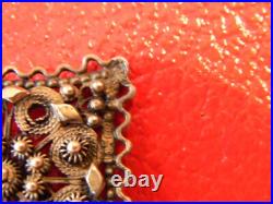 Argent Massif Russe Boucles Cape Poinçon 84 Silver Silber XIX ème siècle