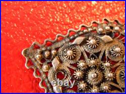 Argent Massif Russe Boucles Cape Poinçon 84 Silver Silber XIX ème siècle