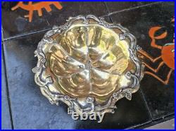 Argent Massif Russe Coupelle Poinçon 84 Silver Silber Vermeil AK 1849