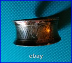 Argent massif 4 ronds de serviette poinçon Minerve 72 gr