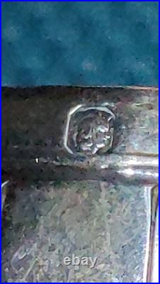 Argent massif 4 ronds de serviette poinçon Minerve 72 gr