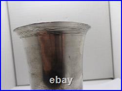 Argent massif POINÇONNÉ 110 Gr, timbale, Argent, Poinçon Grosse Garantie Argent massif POINÇONNÉ 110 Gr, timbale, Argent, Poinçon Grosse Garantie
