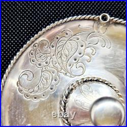 Argent massif Sombrero décoratif à poser /suspendre Poinçon d'orfèvre 52 g