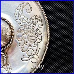 Argent massif Sombrero décoratif à poser /suspendre Poinçon d'orfèvre 52 g