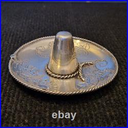 Argent massif Sombrero décoratif à poser /suspendre Poinçon d'orfèvre 52 g Argent massif Sombrero décoratif à poser /suspendre Poinçon d'orfèvre 52 g