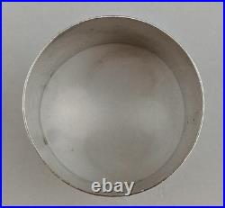 Art Déco Ancien Rond de serviette en argent massif poinçon minerve