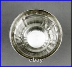 Art déco ancien Coquetier En Argent Massif poinçon Minerve 1er titre