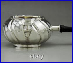 Art deco belle petite verseuse en argent massif poinçon allemand poids 144.8 Grs