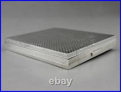 Art déco poudrier en argent massif poinçon minerve 1er poids 174 G