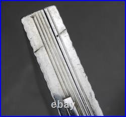 Art déco poudrier en argent massif poinçon minerve 1er poids 174 G