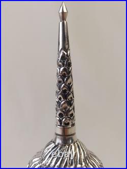 Aspersoir ancien Argent Massif Poinçon 800 Art Du Maghreb Oriental Flacon Parfum