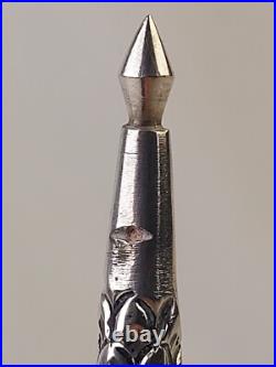 Aspersoir ancien Argent Massif Poinçon 800 Art Du Maghreb Oriental Flacon Parfum